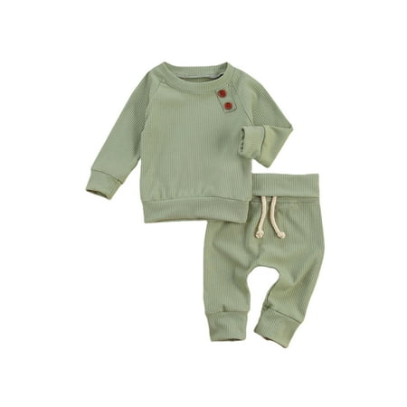 Baby Unisex Long Sleeve Pullover Tops and Long Pant 0-24M Newborn Baby Cotton 6 Colors
Baby Unisex Long Sleeve Pullover Tops and Long Pant 0-24M Newborn Baby Cotton 6 Colors