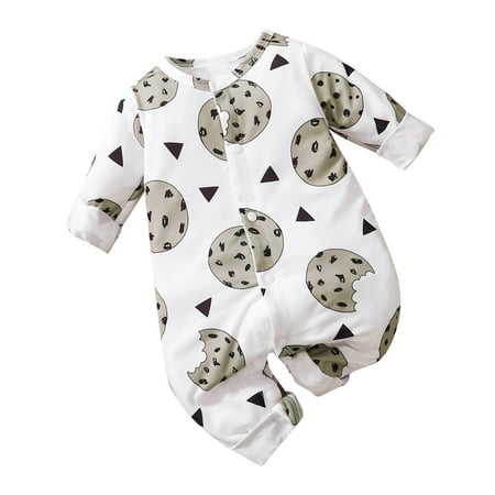 Infant Boys and Girls Spring and Autumn Long Sleeve Long Leg Bodysuit Cute Print Romper Round Neck Button Baby Creeper
Infant Boys and Girls Spring and Autumn Long Sleeve Long Leg Bodysuit Cute Print Romper Round Neck Button Baby Creeper