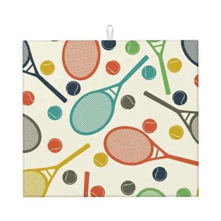 Goofa Dish Drying Mat Super Absorbent Drying Mat Large Dish Drying Mats for Kitchen Counter Easy Clean Dish Mat Kitchen Drying Mat 16 x 18 ( Racket and Tennis Ball )
Goofa Dish Drying Mat Super Absorbent Drying Mat Large Dish Drying Mats for Kitchen Counter Easy Clean Dish Mat Kitchen Drying Mat 16 x 18 ( Racket and Tennis Ball )