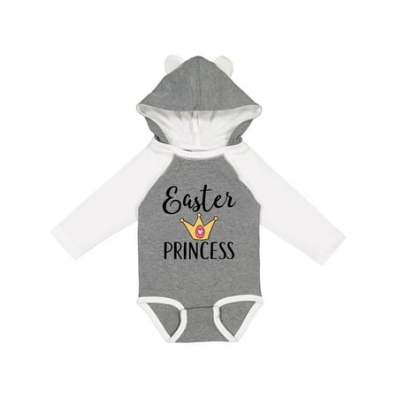 Inktastic Easter Princess Holiday Outfit Gift Baby Girl Long Sleeve Bodysuit