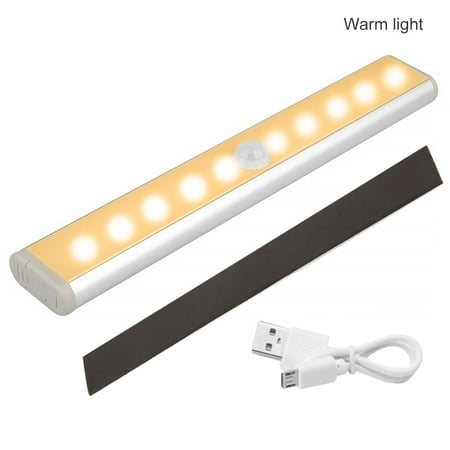 LED Light Rechargeable Closet Cabinet Lighting Motion Sensor Wireless LED Bars Lamp Warm White Light
LED Light Rechargeable Closet Cabinet Lighting Motion Sensor Wireless LED Bars Lamp Warm White Light