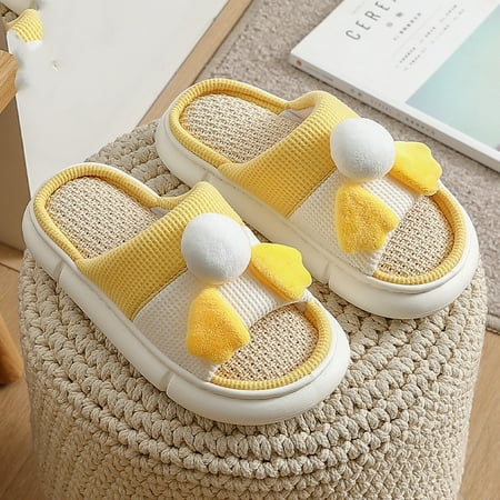 Homeex Cotton Linen Slippers Deodorant Home Indoor Guest Non-slip Men And Women Couples Thick Soft Bottom Summer Yellow Children180
Homeex Cotton Linen Slippers Deodorant Home Indoor Guest Non-slip Men And Women Couples Thick Soft Bottom Summer Yellow Children180