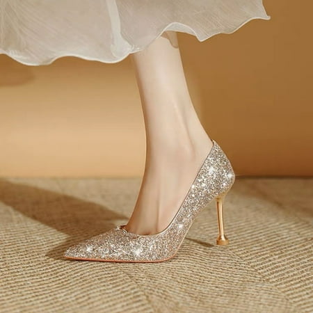 Champagne Golden Bride Wedding Shoes Women‘s New Wedding High Heels with Wedding Dress Cat with Crystal Shoes Not Brocade
Champagne Golden Bride Wedding Shoes Women‘s New Wedding High Heels with Wedding Dress Cat with Crystal Shoes Not Brocade