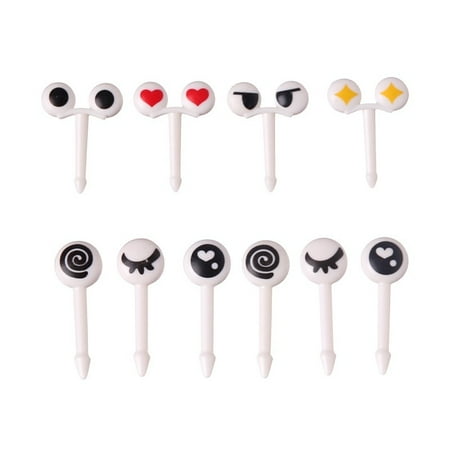 10Pcs/box Cute Plastic Fruit Toothpick Lovely Eye Cartoon E Forks Bento Decorative Tableware Food Picks Fork Dessert With Box
10Pcs/box Cute Plastic Fruit Toothpick Lovely Eye Cartoon E Forks Bento Decorative Tableware Food Picks Fork Dessert With Box