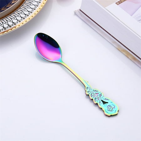 Kokovifyves Kitchen Accessories Clearance Creative Stainless Steel Rose Spoon Coffee Stirring Spoon Dessert Spoon Couple Spoon
Kokovifyves Kitchen Accessories Clearance Creative Stainless Steel Rose Spoon Coffee Stirring Spoon Dessert Spoon Couple Spoon