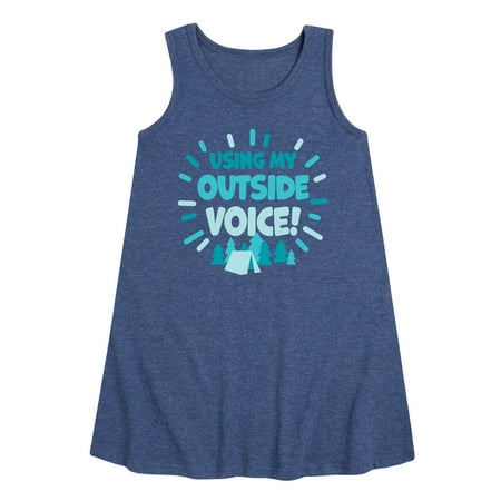 Instant Message - Using My OUTSIDE Voice - Toddler & Youth Girls A-line Dress
Instant Message - Using My OUTSIDE Voice - Toddler & Youth Girls A-line Dress