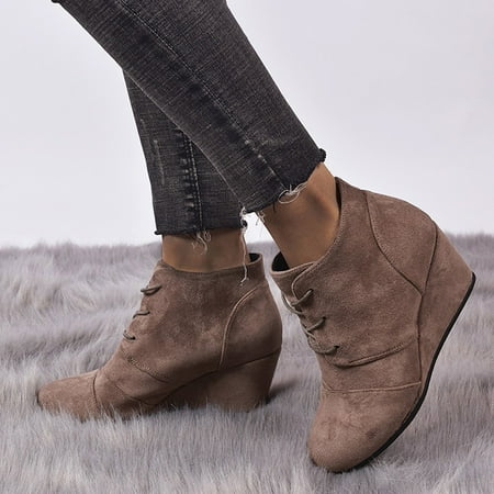 christmas women round short retro solid booties laceup warm toe keep shoes color wedges women s boots
christmas women round short retro solid booties laceup warm toe keep shoes color wedges women s boots