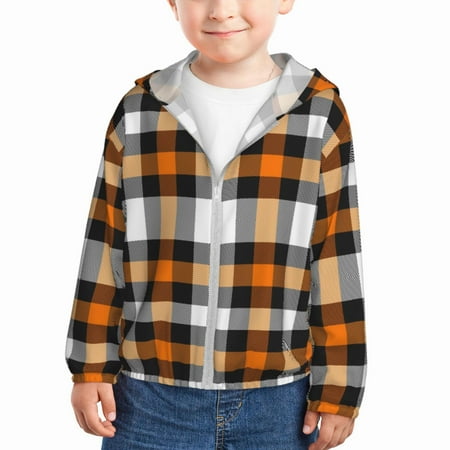 Lukts Orange Plaid Print Children s Long-Sleeved Sun Protection Clothing Hooded Sweatshirts for Boys and Girls Outdoor Sports-18 Months
Lukts Orange Plaid Print Children s Long-Sleeved Sun Protection Clothing Hooded Sweatshirts for Boys and Girls Outdoor Sports-18 Months