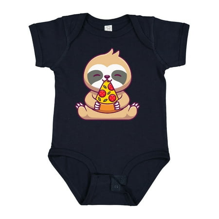 Inktastic Sloth Pizza Gift Baby Boy or Baby Girl Bodysuit