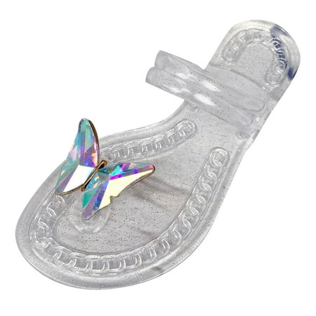 Sandals Women Women Shoes Fashion Flat Bottom Jelly Slippers Butterfly Diamond Clip Foot Sandals Beach Casual Shoes Sandals For Women Dressy Summer Prom Dress
Sandals Women Women Shoes Fashion Flat Bottom Jelly Slippers Butterfly Diamond Clip Foot Sandals Beach Casual Shoes Sandals For Women Dressy Summer Prom Dress