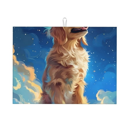 Ocsxa Starry Sky Cloud Dog Dish Drying Mat for Kitchen Counter Coffee Bar Coffee Station Accessories Absorbent Coffee Mat Kitchen Drying Mat Easy Clean 18x24 Inch
Ocsxa Starry Sky Cloud Dog Dish Drying Mat for Kitchen Counter Coffee Bar Coffee Station Accessories Absorbent Coffee Mat Kitchen Drying Mat Easy Clean 18x24 Inch