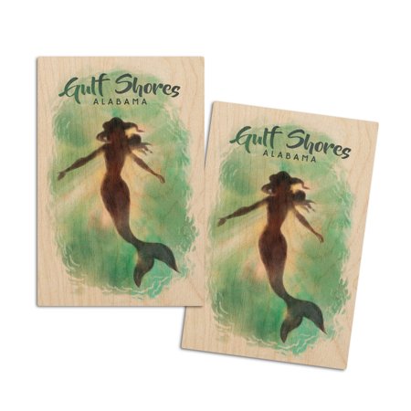Gulf Shores Alabama Mermaid Underwater (4x6 Birch Wood Postcards 2-Pack Stationary Rustic Home Wall Decor)
Gulf Shores Alabama Mermaid Underwater (4x6 Birch Wood Postcards 2-Pack Stationary Rustic Home Wall Decor)