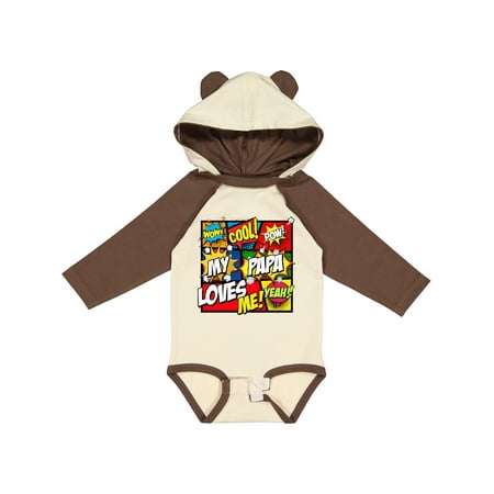 Inktastic My Papa Loves Me Superhero Gift Baby Boy or Baby Girl Long Sleeve Bodysuit
Inktastic My Papa Loves Me Superhero Gift Baby Boy or Baby Girl Long Sleeve Bodysuit