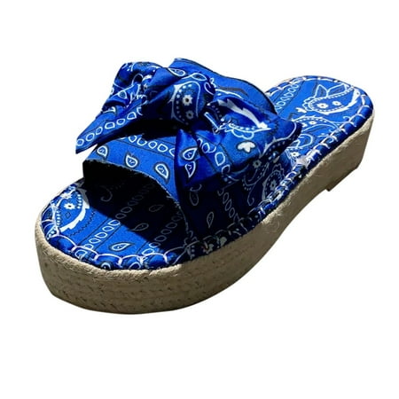 Jikolililili Women s Summer Slip-On Bow Flat Beach Open Toe Breathable Sandals Weave Shoes Christmas 2022 Deals Clearance
Jikolililili Women s Summer Slip-On Bow Flat Beach Open Toe Breathable Sandals Weave Shoes Christmas 2022 Deals Clearance