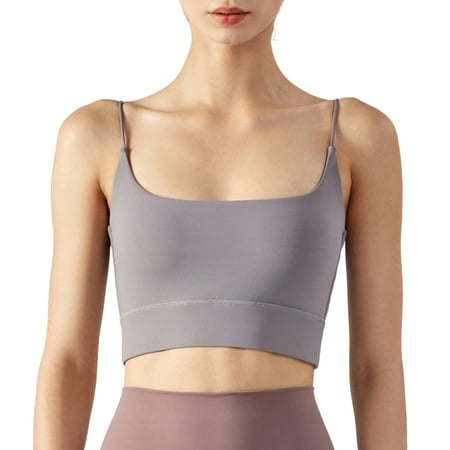 rygai Sports Vest Breathable Gather Comfortable Solid Color Padded Shockproof High Elasticity Low Cut Women Sports Bra for Jogging Purple S
rygai Sports Vest Breathable Gather Comfortable Solid Color Padded Shockproof High Elasticity Low Cut Women Sports Bra for Jogging Purple S