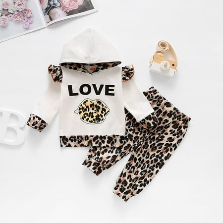 Simplmasygenix Baby Tops Set Summer Outfits Newborn Infant Baby Valentine Ruffled Leopard Print Hoodie Tops+Print Pants Set
Simplmasygenix Baby Tops Set Summer Outfits Newborn Infant Baby Valentine Ruffled Leopard Print Hoodie Tops+Print Pants Set