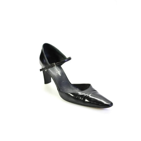 Pre-owned|Calvin Klein Womens Patent Leather Pointed Toe Ankle Strap Pumps Black Size 7
Pre-owned|Calvin Klein Womens Patent Leather Pointed Toe Ankle Strap Pumps Black Size 7