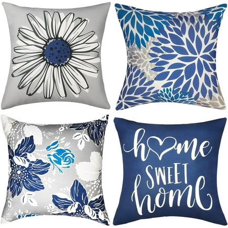 Decorative Throw Pillow Covers 16x16 Inch Pillow Covers Set of 2 Blue Pillow Cover Linen Square Pillow case Farmhouse Throw Pillow Cover Outdoor Pillow Covers for Couch Sofa Living Room
Decorative Throw Pillow Covers 16x16 Inch Pillow Covers Set of 2 Blue Pillow Cover Linen Square Pillow case Farmhouse Throw Pillow Cover Outdoor Pillow Covers for Couch Sofa Living Room