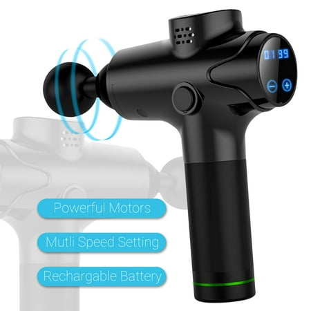CHO Power Sports Massage Gun Deep Tissue Muscle Massager Portable Electric Pain Relief Percussion Therapy