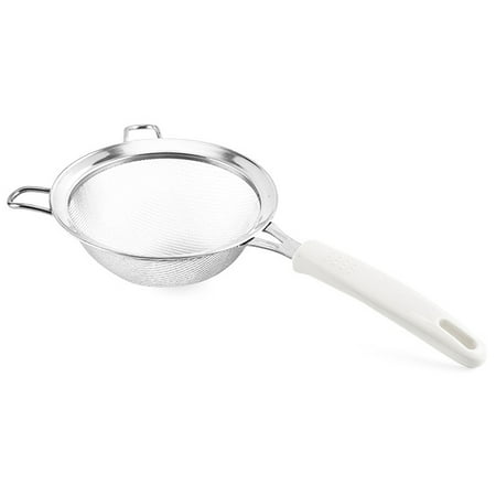 Homgreen Fine Mesh Sieve Strainer Stainless Steel Cocktail Strainer Food Strainers Tea Strainer Coffee Strainer with Long Handle for Double Straining Utensil
Homgreen Fine Mesh Sieve Strainer Stainless Steel Cocktail Strainer Food Strainers Tea Strainer Coffee Strainer with Long Handle for Double Straining Utensil