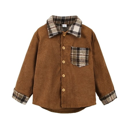 Kids Toddler Baby Girls Boys Autumn Pocket Winter Plaid Cotton Long Sleeve Coat Jacket Clothes Streetwear Coats For 2-3 Years
Kids Toddler Baby Girls Boys Autumn Pocket Winter Plaid Cotton Long Sleeve Coat Jacket Clothes Streetwear Coats For 2-3 Years