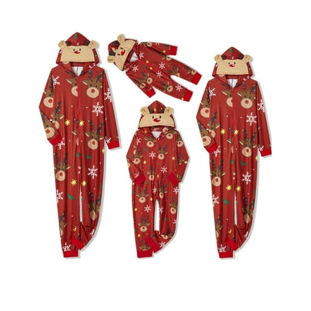 Domingbub Christmas Family Matching Pajamas One Piece Deer Pajamas Jumpsuit Long Sleeve Hooded Pajamas Romper Xmas Sleepwear
Domingbub Christmas Family Matching Pajamas One Piece Deer Pajamas Jumpsuit Long Sleeve Hooded Pajamas Romper Xmas Sleepwear