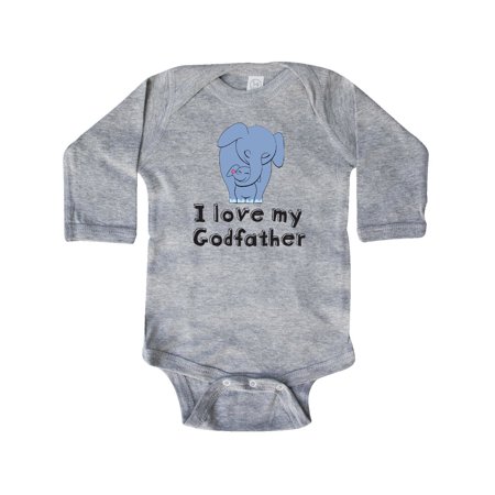 Inktastic I Love my Godfather Elephant Gift Baby Boy Long Sleeve Bodysuit
Inktastic I Love my Godfather Elephant Gift Baby Boy Long Sleeve Bodysuit