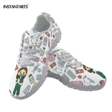 INSTANTARTS Spring Nurse Flat Shoes Women Cute Cartoon Nurses Printed Women s Sneakers Shoes Breath Mesh Flats Zapatos de Mujer
INSTANTARTS Spring Nurse Flat Shoes Women Cute Cartoon Nurses Printed Women s Sneakers Shoes Breath Mesh Flats Zapatos de Mujer