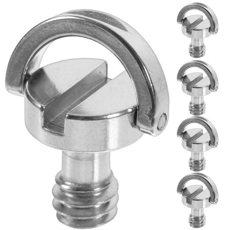 5pcs Tripod Screws D Ring Screws Tripod Mounting Screws Quick Release Camera Fixing Screws 1/4 inch
5pcs Tripod Screws D Ring Screws Tripod Mounting Screws Quick Release Camera Fixing Screws 1/4 inch