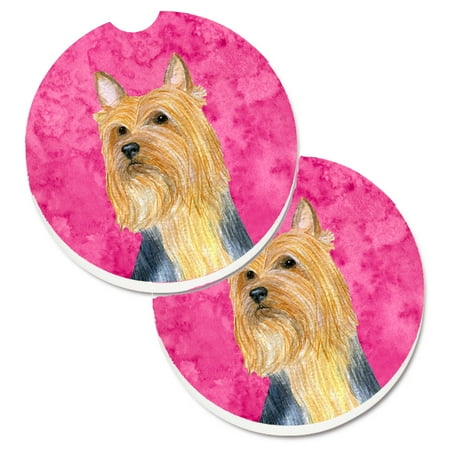 Carolines Treasures LH9361PKCARC Pink Silky Terrier Set of 2 Cup Holder Car Coasters Large multicolor
Carolines Treasures LH9361PKCARC Pink Silky Terrier Set of 2 Cup Holder Car Coasters Large multicolor