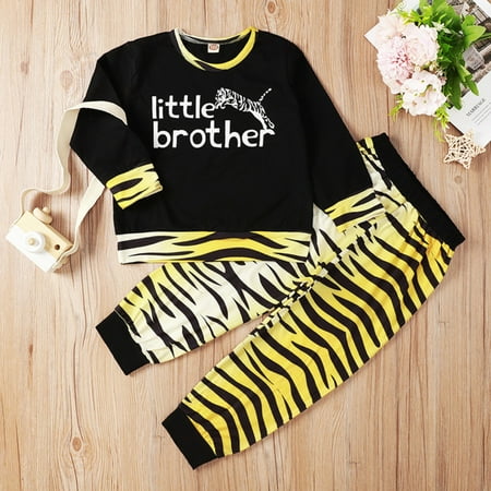 Augper Baby Girl Clothes Long Sleeve Fall Winter Clearance Infant Baby Toddler Boys Long Sleeve Letter Print Top+Tiger Stripes Pants Sets Black
Augper Baby Girl Clothes Long Sleeve Fall Winter Clearance Infant Baby Toddler Boys Long Sleeve Letter Print Top+Tiger Stripes Pants Sets Black