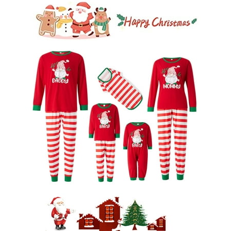 Sunisery Christmas Pajamas for Family Matching Pjs Sets Santa Top and Striped Pants Jammies Pajamas for Family Women Men Kids Dog
Sunisery Christmas Pajamas for Family Matching Pjs Sets Santa Top and Striped Pants Jammies Pajamas for Family Women Men Kids Dog