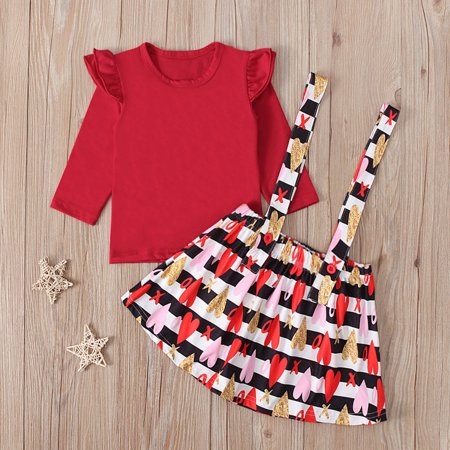QIPOPIQ Infant Girl s Clothing Set Clearance Toddler Kids Baby Girls Fashion Cute Long Sleeve Sweet Heart Letter Print Ruffles Strap Skirt Suit
QIPOPIQ Infant Girl s Clothing Set Clearance Toddler Kids Baby Girls Fashion Cute Long Sleeve Sweet Heart Letter Print Ruffles Strap Skirt Suit
