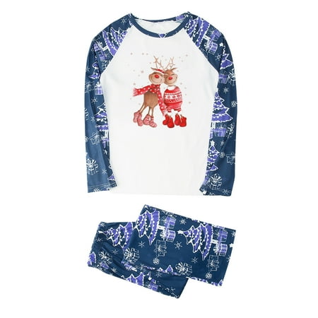 Honeeladyy Parent-child Warm Christmas Set Printed Home Wear Pajamas Two-piece Dad Set Blue Clearance under 5$
Honeeladyy Parent-child Warm Christmas Set Printed Home Wear Pajamas Two-piece Dad Set Blue Clearance under 5$