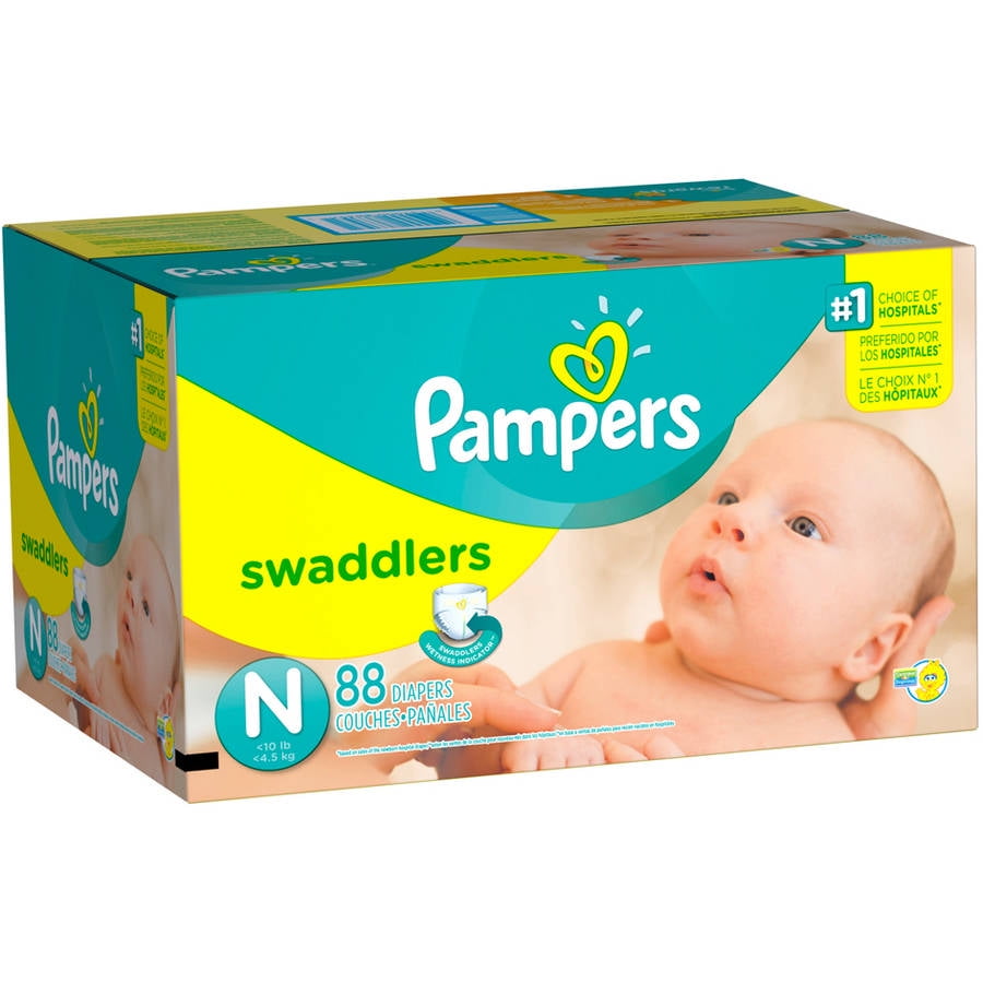 Pampers Swaddlers Diapers, Super Pack, (Choose Your Size ...