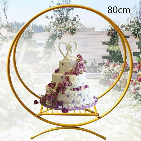 Gold Modern Round Balloon Hoop Cake Stand Party Decor Wedding Center Big Cake Decor
Gold Modern Round Balloon Hoop Cake Stand Party Decor Wedding Center Big Cake Decor