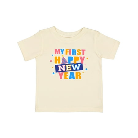 Inktastic My First Happy New Year Colorful with Stars Gift Baby Boy or Baby Girl T-Shirt
Inktastic My First Happy New Year Colorful with Stars Gift Baby Boy or Baby Girl T-Shirt