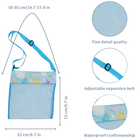 Sehao Home Textile Storage Color Children s Mesh Beach Breathable Sea Shell Bags Adjustable Carrying Straps Home & Garden blue
Sehao Home Textile Storage Color Children s Mesh Beach Breathable Sea Shell Bags Adjustable Carrying Straps Home & Garden blue
