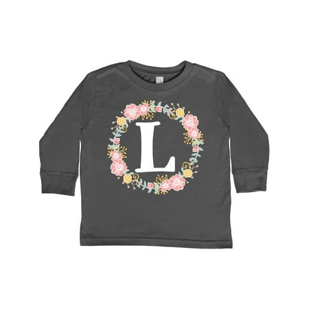 Inktastic Monogram Letter L Rose Floral Wreath Gift Gift Toddler Toddler Girl Long Sleeve T-Shirt
Inktastic Monogram Letter L Rose Floral Wreath Gift Gift Toddler Toddler Girl Long Sleeve T-Shirt