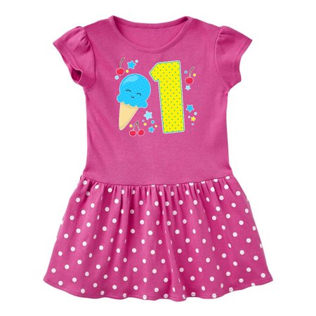 Inktastic Ice Cream First Birthday in Blue Gift Baby Girl Dress 
Inktastic Ice Cream First Birthday in Blue Gift Baby Girl Dress
