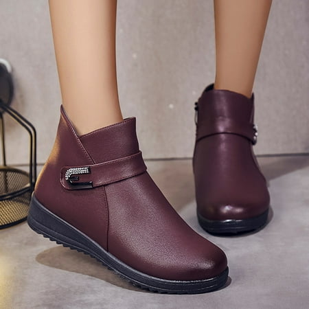 Midewhik Color Short Zipper Fashion Retro Women s Flat Shoes Breathable Boots Women s Boots
Midewhik Color Short Zipper Fashion Retro Women s Flat Shoes Breathable Boots Women s Boots