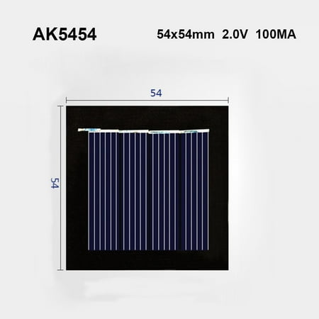 Portable Battery Power Bicycle Bike Photovoltaic Mini System Mono Solar Panel Phone Chargers DIY Charging 54X54MM 2V 100MA
Portable Battery Power Bicycle Bike Photovoltaic Mini System Mono Solar Panel Phone Chargers DIY Charging 54X54MM 2V 100MA