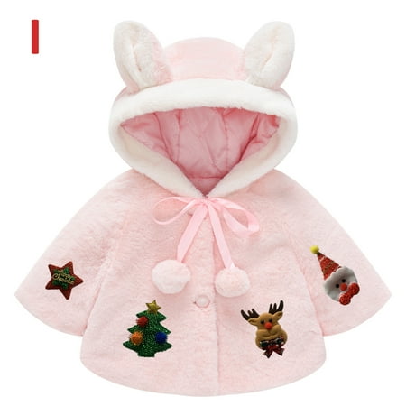Verugu Toddler Baby Girls Boys Winter Coat Thicken Warm Jackets Baby Hooded Snow Outwear Coat Kids Solid Color Plush Cute Rabbit Ears Winter Hoodie Thick Coat Cloak Pink 2-3 Years
Verugu Toddler Baby Girls Boys Winter Coat Thicken Warm Jackets Baby Hooded Snow Outwear Coat Kids Solid Color Plush Cute Rabbit Ears Winter Hoodie Thick Coat Cloak Pink 2-3 Years