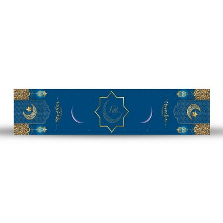 Table Clothes for 6-Foot Rectangle Tables-Eid Table Runner|Decorations with Moon Star Petite Eid Pattern for Festival Party Decor 13 x 71 Inches
Table Clothes for 6-Foot Rectangle Tables-Eid Table Runner|Decorations with Moon Star Petite Eid Pattern for Festival Party Decor 13 x 71 Inches