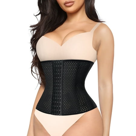 Junlan Women Tummy control Waist Trainer for Weight Loss Sport Workout Body Shaper Girdle Cincher Underbust Corset(Black L)
Junlan Women Tummy control Waist Trainer for Weight Loss Sport Workout Body Shaper Girdle Cincher Underbust Corset(Black L)