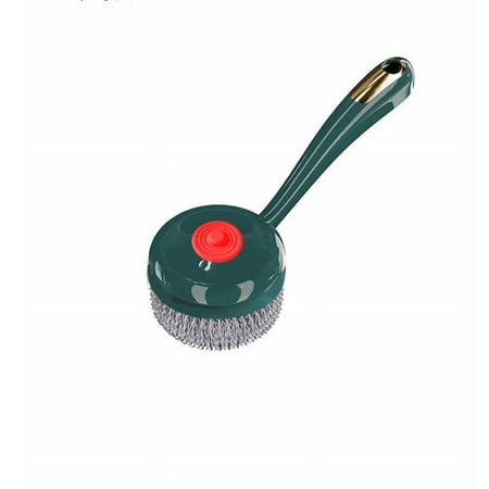 Liquid-Added Long-Handled Pot-Washing Brush Can Change The Head Pot Brush with Handle Steel Wire Ball Dish-Washing Brush Pot-Washing Pot Artifact Kitchen
Liquid-Added Long-Handled Pot-Washing Brush Can Change The Head Pot Brush with Handle Steel Wire Ball Dish-Washing Brush Pot-Washing Pot Artifact Kitchen