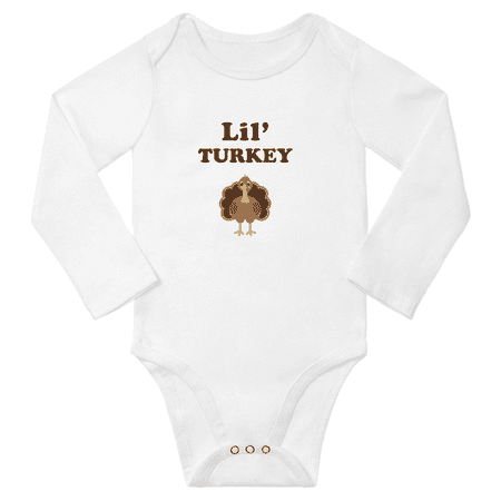 Cute Baby Long Jumpsuit Lil Turkey Animal Funny Newborn Clothes Outfits (White 6-12 Months)
Cute Baby Long Jumpsuit Lil Turkey Animal Funny Newborn Clothes Outfits (White 6-12 Months)