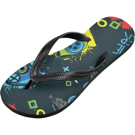 Gamepad Controller Flip Flop Casual Non-slip Thong Sandals for Women Men Beach XS (32-33) Summer Slippers
Gamepad Controller Flip Flop Casual Non-slip Thong Sandals for Women Men Beach XS (32-33) Summer Slippers