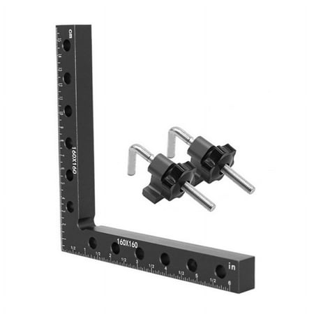 Woodworking Adjustable Corner Clamping Ruler Aluminium Right Angle Clamp L-Shaped Auxiliary Fixture Positioner Clip-3PC
Woodworking Adjustable Corner Clamping Ruler Aluminium Right Angle Clamp L-Shaped Auxiliary Fixture Positioner Clip-3PC