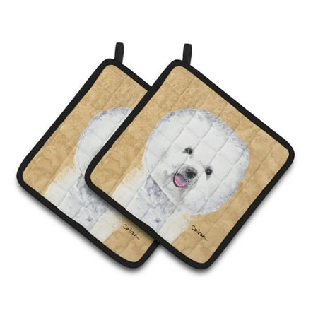 Carolines Treasures SC9135PTHD Bichon Frise Wipe your Paws Pair of Pot Holders 7.5HX7.5W multicolor
Carolines Treasures SC9135PTHD Bichon Frise Wipe your Paws Pair of Pot Holders 7.5HX7.5W multicolor